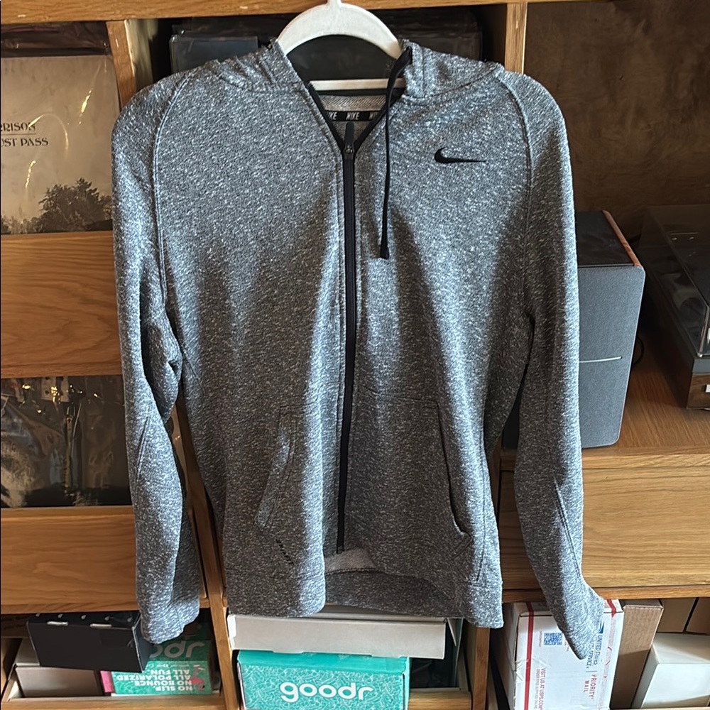 Nike Gray Full-Zip Hoodie